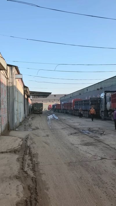 10月14号，生物有机肥排队装车