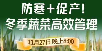 《细说农技》专家张宝林教冬季蔬菜防寒 + 促产高效管理，27 日晚 8 点！