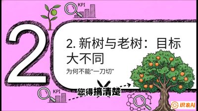 第3节：【春肥策略】开春底肥：新树&ldquo;扩版图&rdquo;，老树&ldquo;点引擎&rdquo;，课程：《柑橘底肥&ldquo;翻身账&rdquo;：从改土到高产的实战全书》