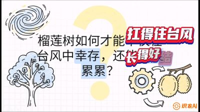 第四节：中国榴莲突围战：为生存重塑权型，抗台风矮化栽培与力学牵引，课程：《国产榴莲突围战：从泰国经验到中国实操的8堂必修课（高阶实战版）》