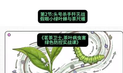 第02节：头号杀手歼灭战&mdash;&mdash;假眼小绿叶蝉与茶尺蠖，课程：《茗茶卫士&mdash;&mdash;茶叶病虫害绿色防控实战课》#识农AI