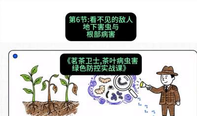 第06节：看不见的敌人&mdash;&mdash;地下害虫与根部病害，课程：《茗茶卫士&mdash;&mdash;茶叶病虫害绿色防控实战课》#识农AI