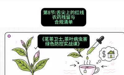 第08节：舌尖上的红线&mdash;&mdash;农药残留与合规清单，课程：《茗茶卫士&mdash;&mdash;茶叶病虫害绿色防控实战课》#识农AI